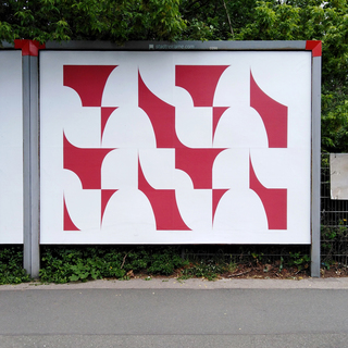 PATTERN 2020 | wallpaper on billboard | 2.55x3.6 m | Nuremberg, von-der-Tann-Straße
