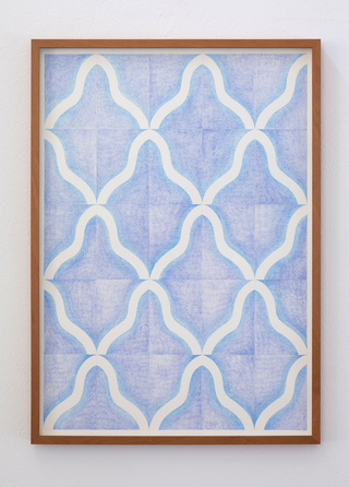 PATTERN DRAWING (Blue Wave) 2023 | coloured pencil on paper | 60 x 42 cm